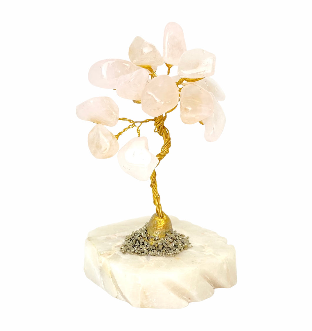 Rose Quartz Good Fortune Tree